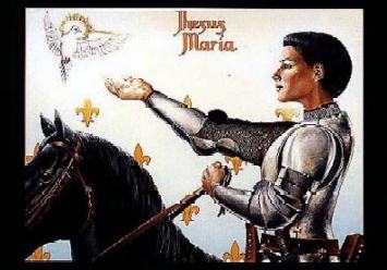 The Joan of Arc Center's postcard