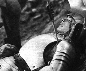 Joan is wounded in battle