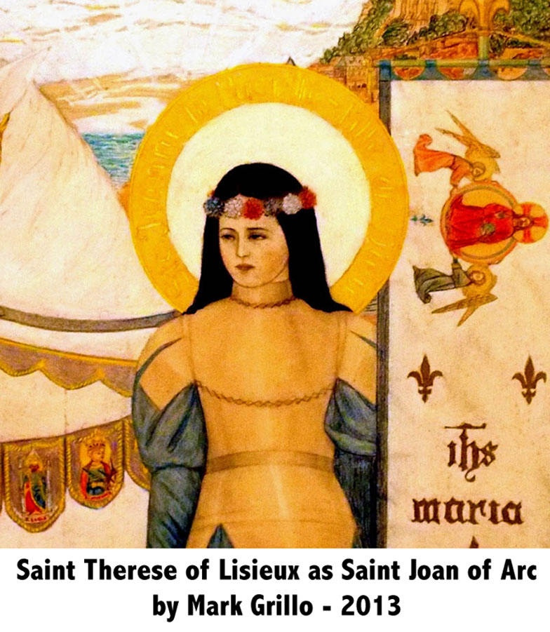 St Therese of Lisieux playing Saint Joan