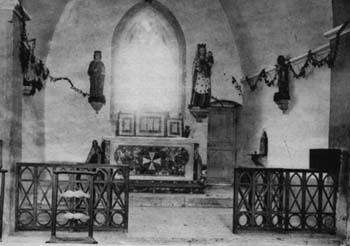 picture of the interior of Bermont's shrine