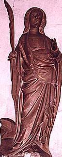 picture of statue of Saint Margaret